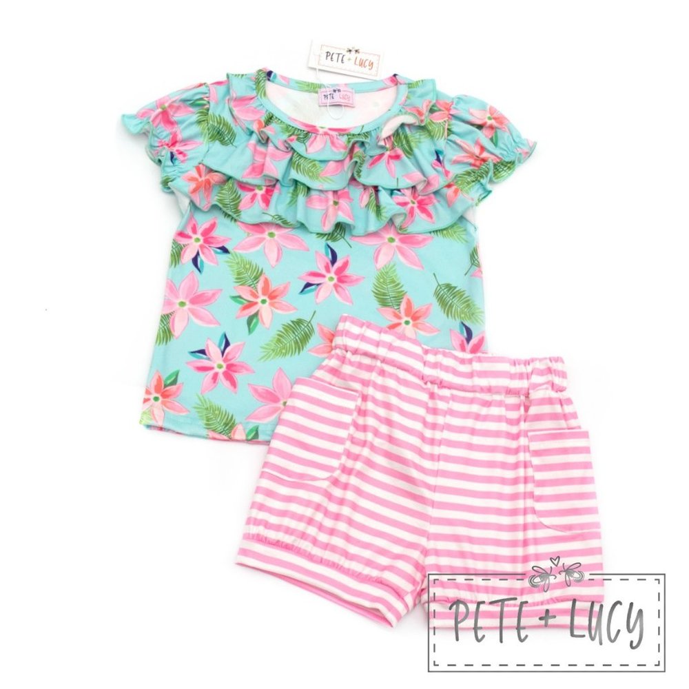 Tropical Daze Short Set